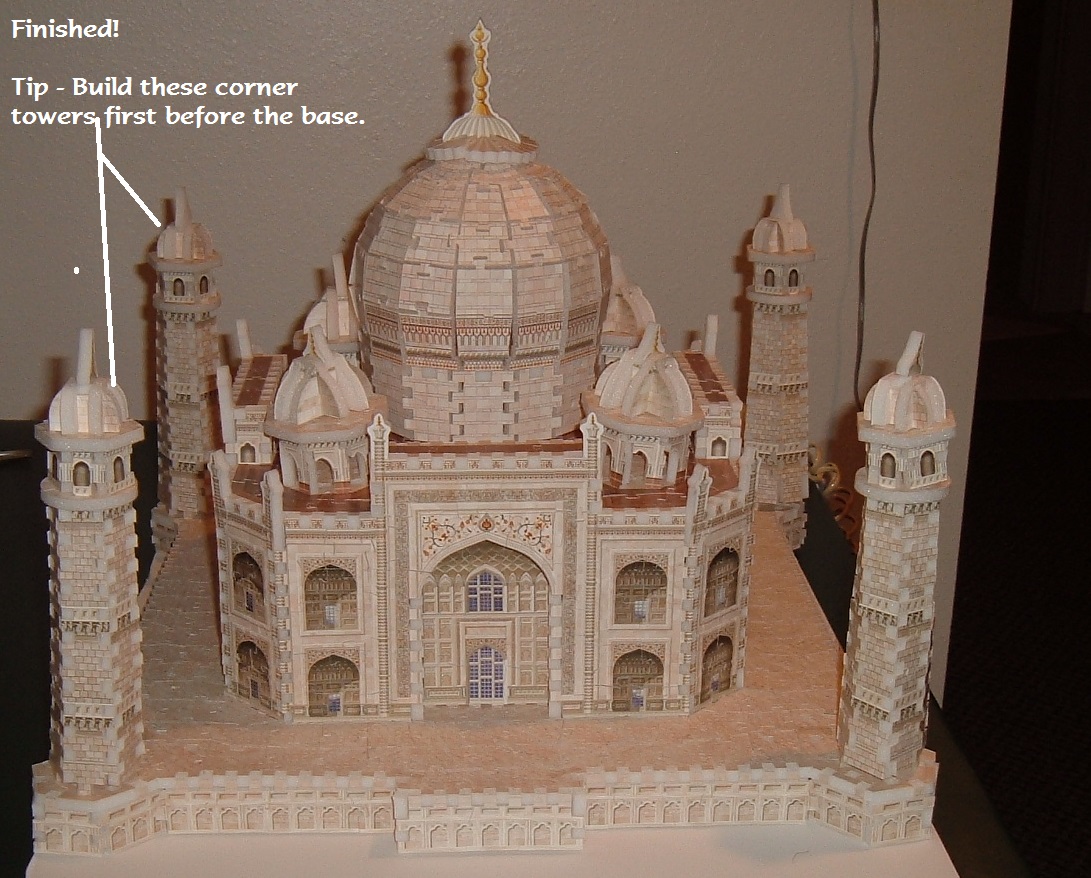 Vijfde Van Souvenir Taj Mahal 3D Puzzle 1077 pieces | Leslie Ann North