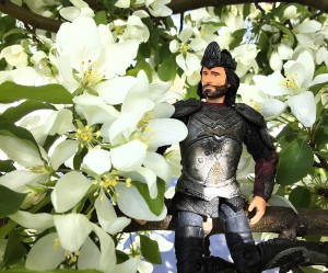 "Gotta pick up some flowers for Arwen. I'm glad the white tree is blooming now."